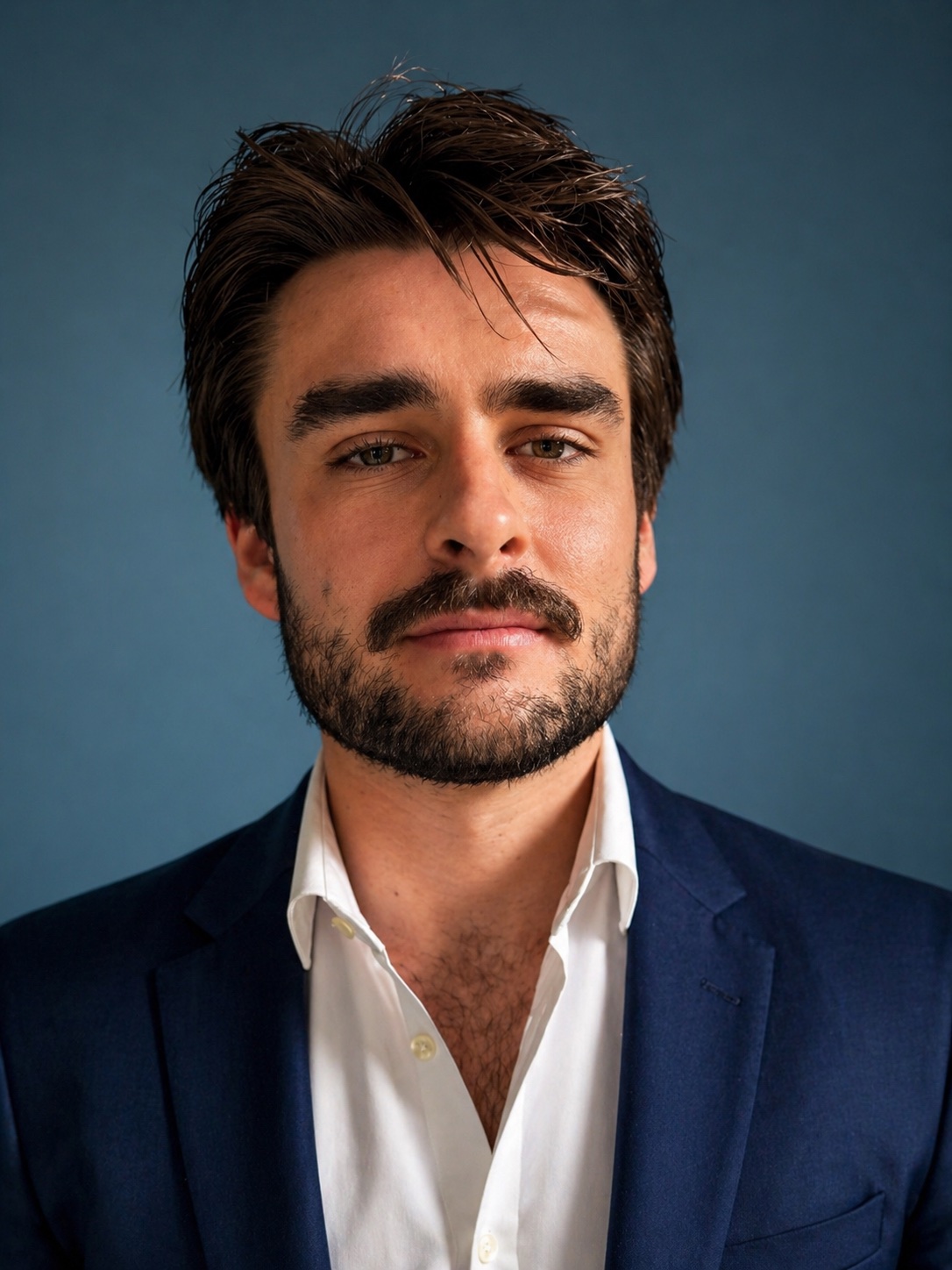Portrait of a smartly dressed professional gentleman in formal attire for a luxury companion service